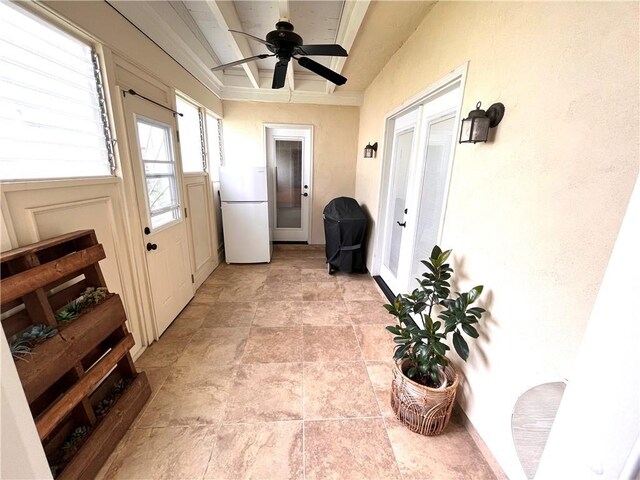 hall with baseboards