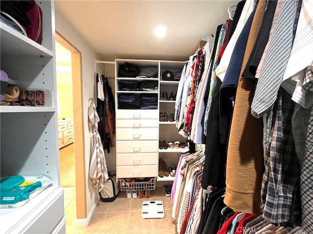 3747 Vista Campana S Unit 7, Oceanside, CA 92057 - walk in closet featuring tile patterned floors