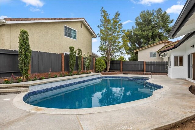 4592 Paloma Ln, Yorba Linda, CA 92886 - view of swimming pool featuring a fenced backyard and a patio area