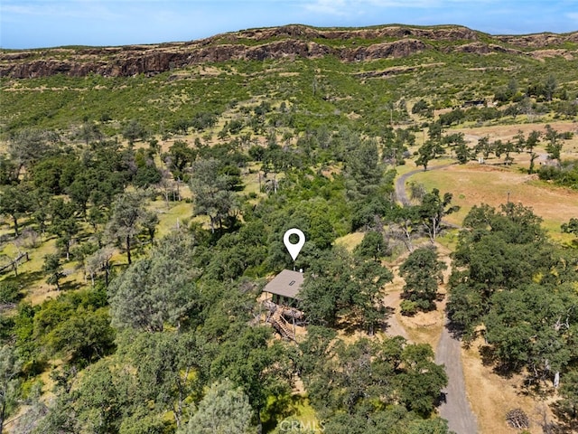 12760 Center Gap Rd, Chico, CA 95928 - aerial overview of property's location featuring a mountain backdrop