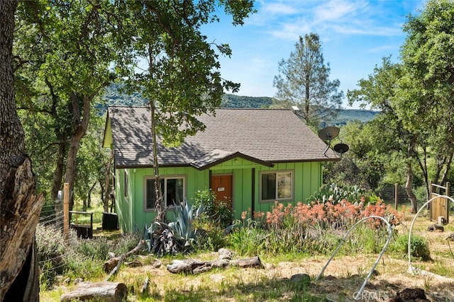 12760 Center Gap Rd, Chico, CA 95928 - view of front of home with a shingled roof and board and batten siding