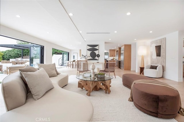18101 Green Meadow Dr, Encino, CA 91316 - living room with recessed lighting