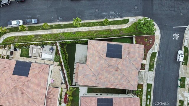 aerial overview of property's location featuring property boundaries highlighted