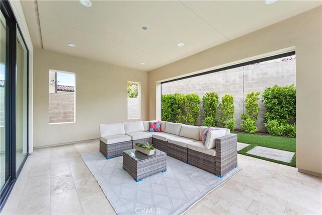 view of living room