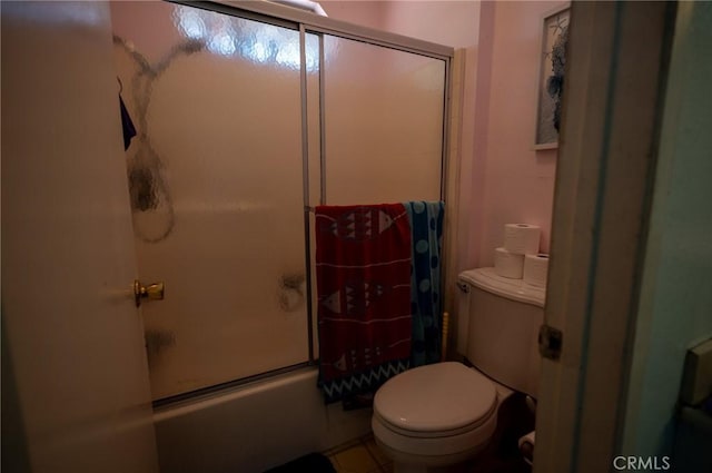 13117 Pan Am Blvd, Moreno Valley, CA 92553 - bathroom featuring toilet and shower / bath combination with glass door