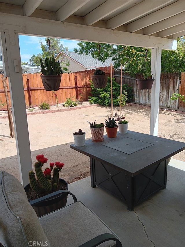 17795 Stevens Rd, Adelanto, CA 92301 - view of patio with a fenced backyard