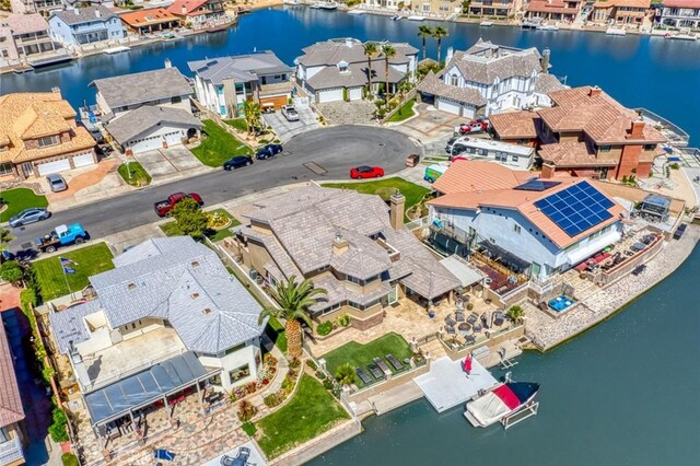 13545 Anchor Dr, Victorville, CA 92395 - aerial perspective of suburban area with a large body of water