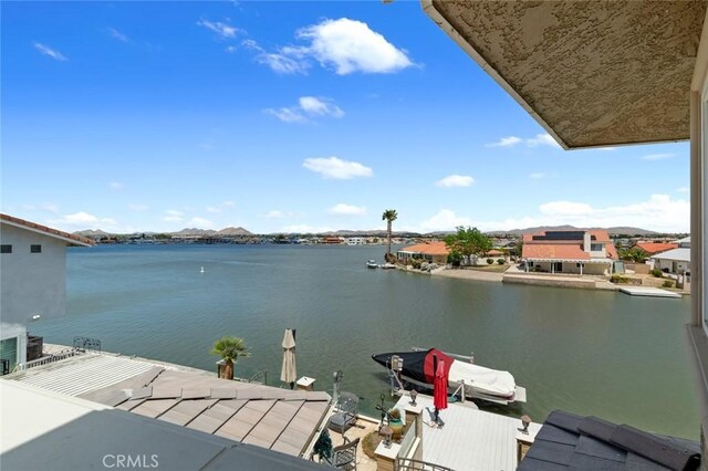 13545 Anchor Dr, Victorville, CA 92395 - dock featuring a water view