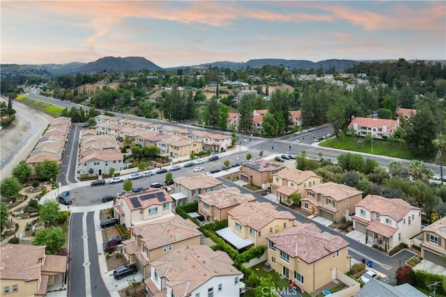 23148 W Saratoga Way, West Hills, CA 91307 - aerial view of residential area with a mountain backdrop