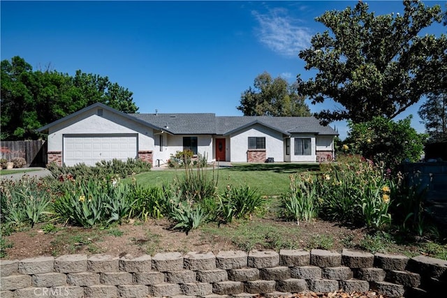 6338 Countryside Ct, Orland, CA 95963 - ranch-style house featuring a garage and stucco siding