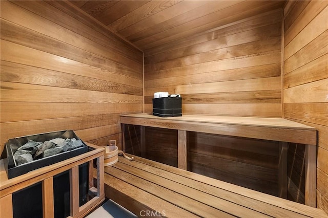 2638 Highridge Dr, Chino Hills, CA 91709 - sauna / steam room featuring wood walls and wooden ceiling