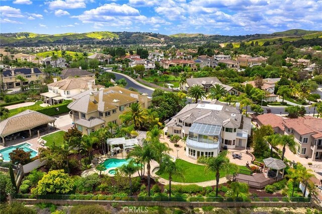 2638 Highridge Dr, Chino Hills, CA 91709 - aerial view of residential area with a pool area