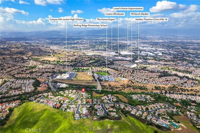 2638 Highridge Dr, Chino Hills, CA 91709 - view of property location with nearby suburban area