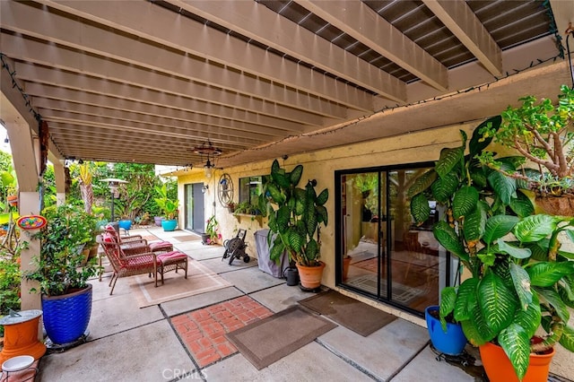 view of patio