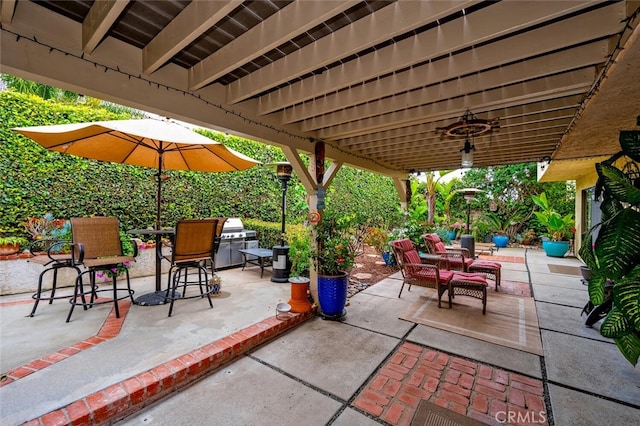 view of patio