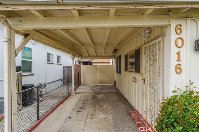 6016 Wilson Ave, South Gate, CA 90280 - view of patio / terrace featuring cooling unit and fence