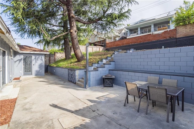 3035 Highridge Rd, La Crescenta, CA 91214 - view of patio featuring outdoor dining space