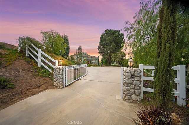 gate with fence