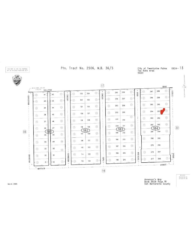 0 Park Ave Unit 29, Palms CA, 92277 land for sale