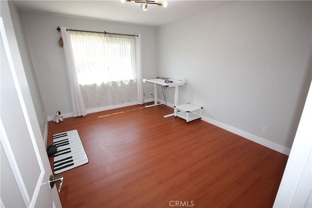 220 S Guadalupe Ave Unit 5, Redondo Beach, CA 90277 - spare room with wood finished floors and baseboards