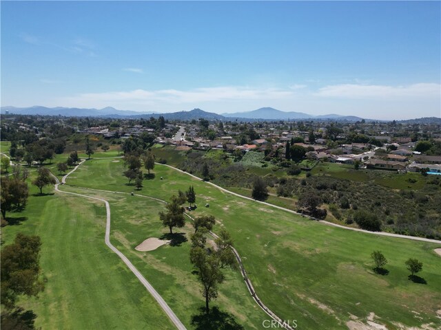 6990 Caminito Perico, San Diego, CA 92119 - aerial view of property and surrounding area with a mountainous background and nearby suburban area