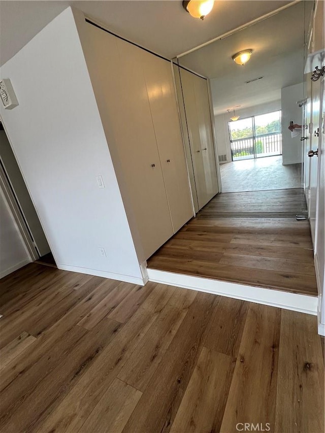 6990 Caminito Perico, San Diego, CA 92119 - hall with wood finished floors
