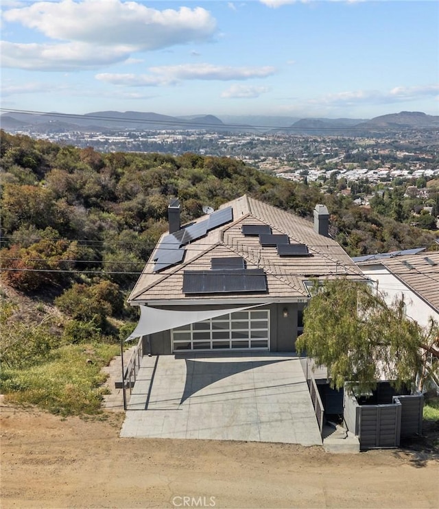 561 S Ventu Park Rd, Newbury Park, CA 91320 - view from above of property with mountains
