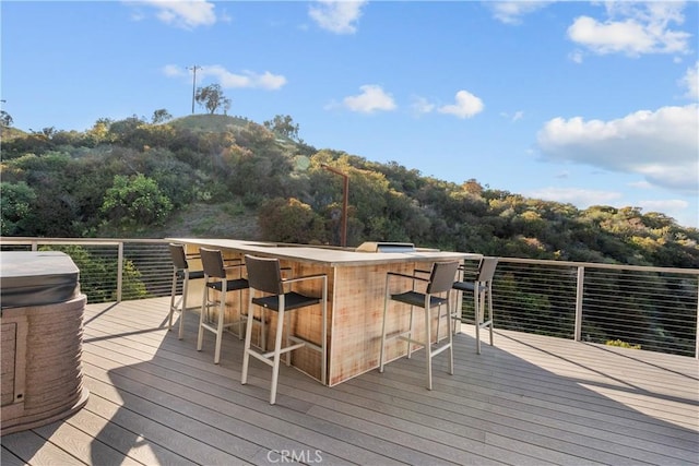 561 S Ventu Park Rd, Newbury Park, CA 91320 - view of wooden terrace