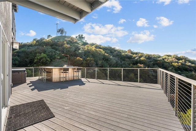 561 S Ventu Park Rd, Newbury Park, CA 91320 - view of wooden deck