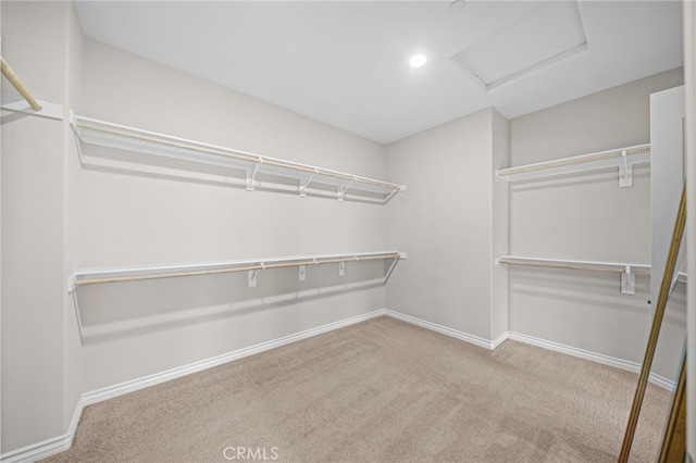 33378 Barmetta Ln, Temecula, CA 92592 - walk in closet with carpet and attic access