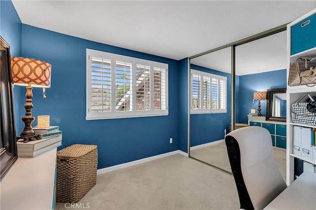1475 Trenton Dr, Riverside, CA 92506 - carpeted home office featuring plenty of natural light and baseboards