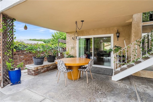 1475 Trenton Dr, Riverside, CA 92506 - view of patio / terrace with outdoor dining area