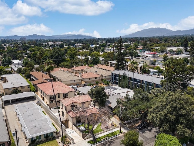 81 N Grand Oaks Ave Unit 102, Pasadena, CA 91107 - drone / aerial view of a mountainous background