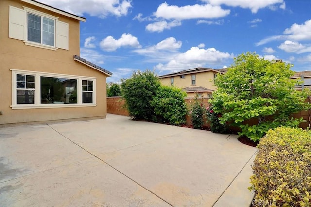 view of patio / terrace with a fenced backyard