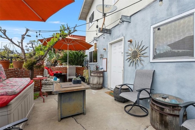 view of patio