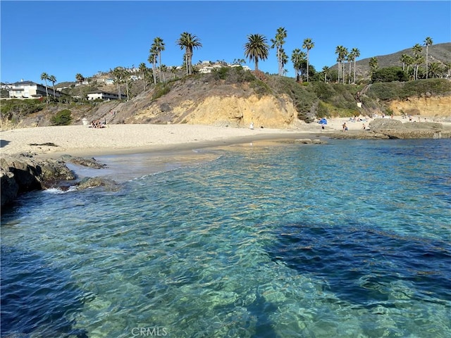 2785 Solana Way, Laguna Beach, CA 92651 - water view with local beach and a mountainous background