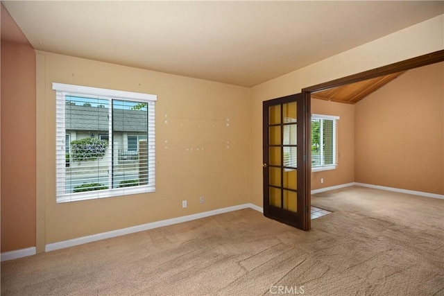 22951 Caminito Viento, Laguna Hills, CA 92653 - carpeted empty room featuring plenty of natural light, baseboards, and lofted ceiling