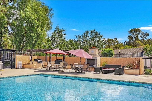 22951 Caminito Viento, Laguna Hills, CA 92653 - community pool featuring a pergola, fence, and a patio