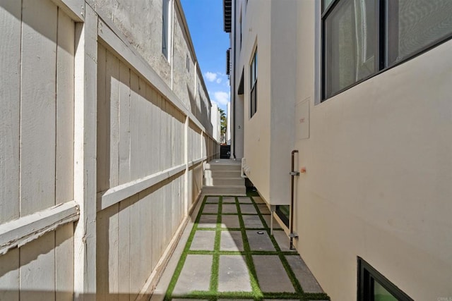 view of side of property