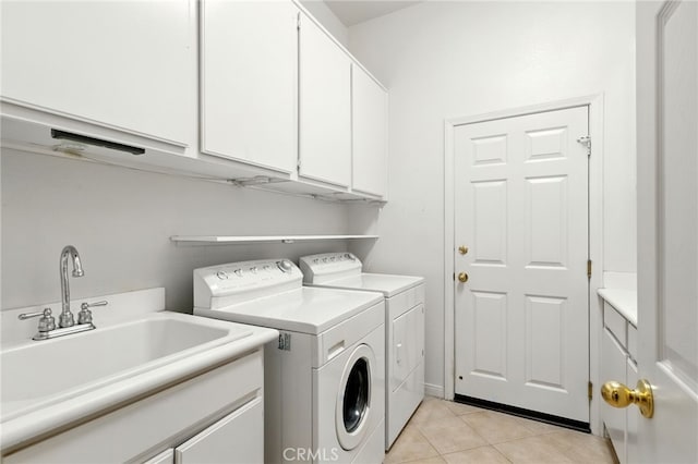 42133 Wagon Wheel Ln, Murrieta, CA 92562 - washroom with cabinet space, independent washer and dryer, and light tile patterned flooring