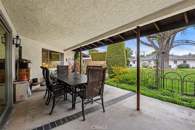 14321 Mimosa Ln, Tustin, CA 92780 - view of patio with outdoor dining space