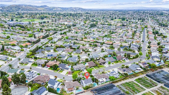 view of property location with mountains