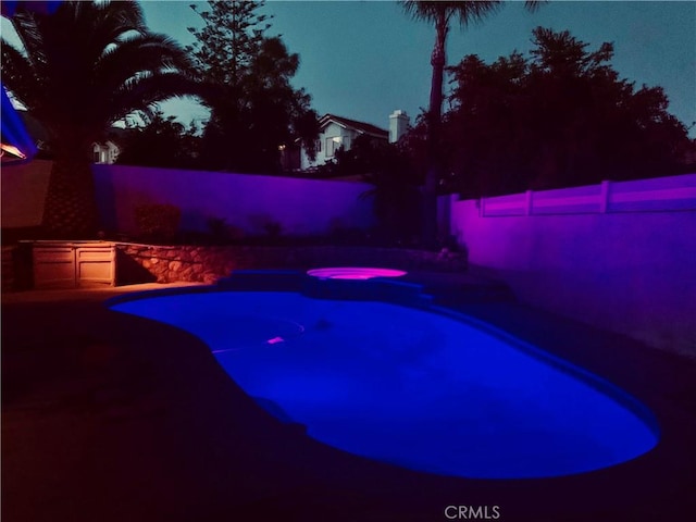 6199 Cabernet Pl, Rancho Cucamonga, CA 91737 - view of swimming pool with a fenced backyard