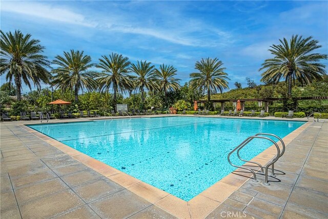 135 Bridle Path, Irvine, CA 92602 - community pool with a patio area