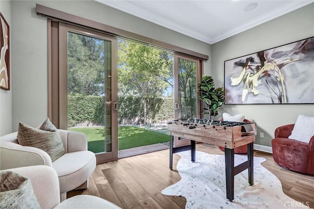 135 Bridle Path, Irvine, CA 92602 - office area with ornamental molding and wood finished floors
