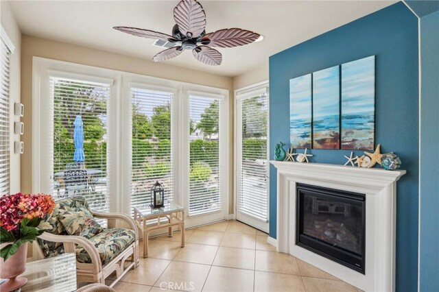 1436 Via Rojas, Hemet, CA 92545 - sunroom with tile patterned floors and plenty of natural light