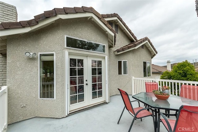21714 Agajanian Ln, Saugus, CA 91350 - balcony featuring french doors, a patio area, and outdoor dining space