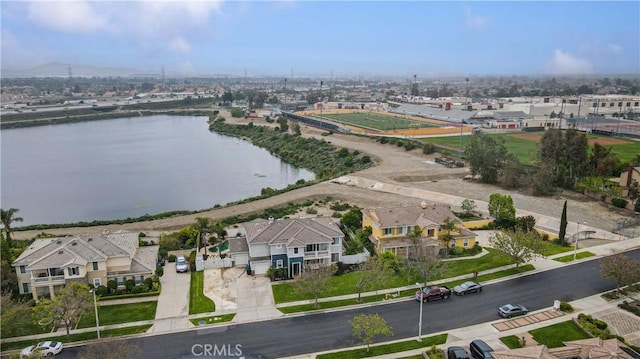 bird's eye view of a large body of water