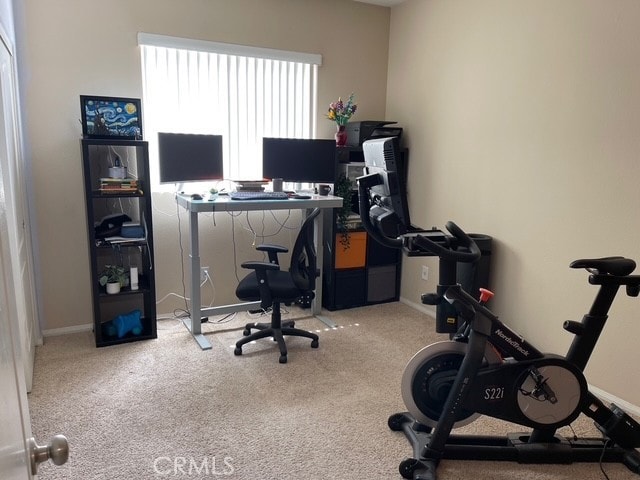 124 Lighthouse Ct, San Jacinto, CA 92583 - carpeted office featuring baseboards