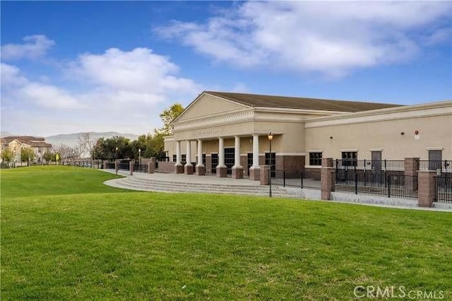 view of community with a patio area